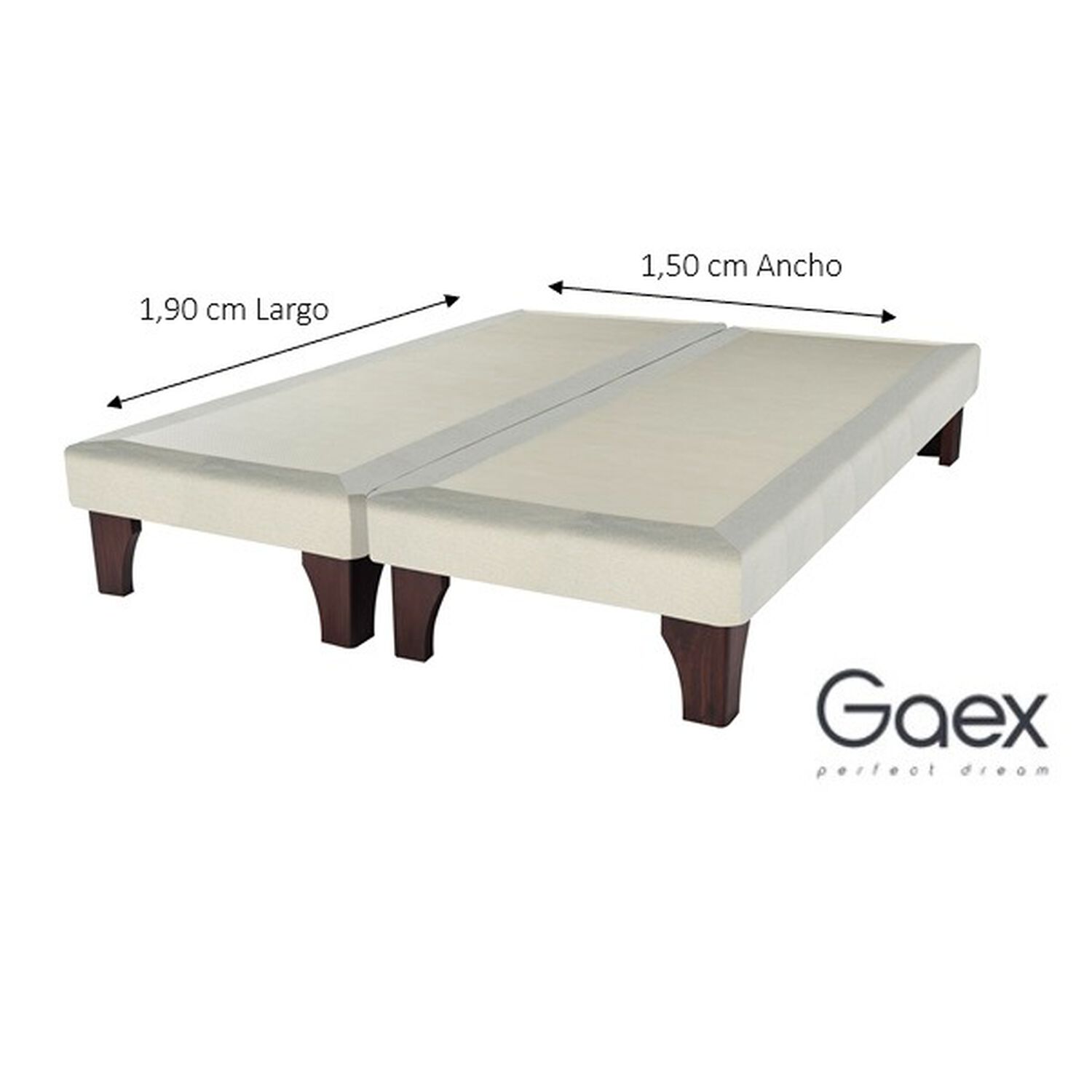 Cama Europea 2 Plazas 190 Rest Respaldo Everest image number 3.0