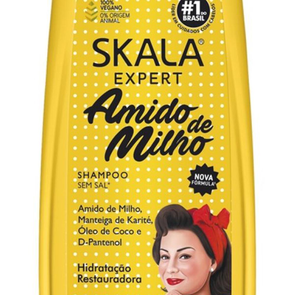 Shampoo Sin Sal Amido De Milho Skala Expert 325ml image number 0.0