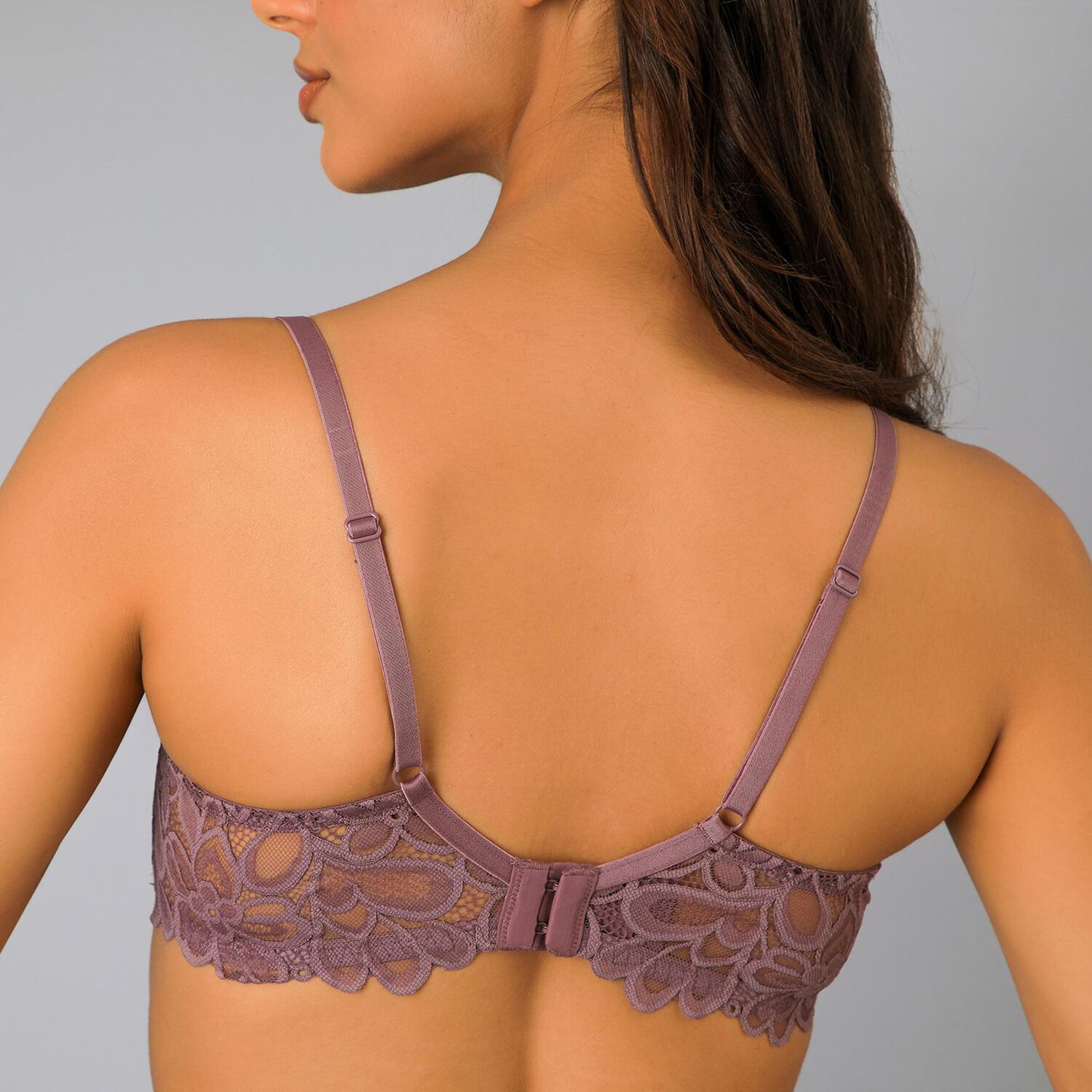 Sosten Natural Escotado Encaje Flor Flores Mujer 13503-272 image number 2.0