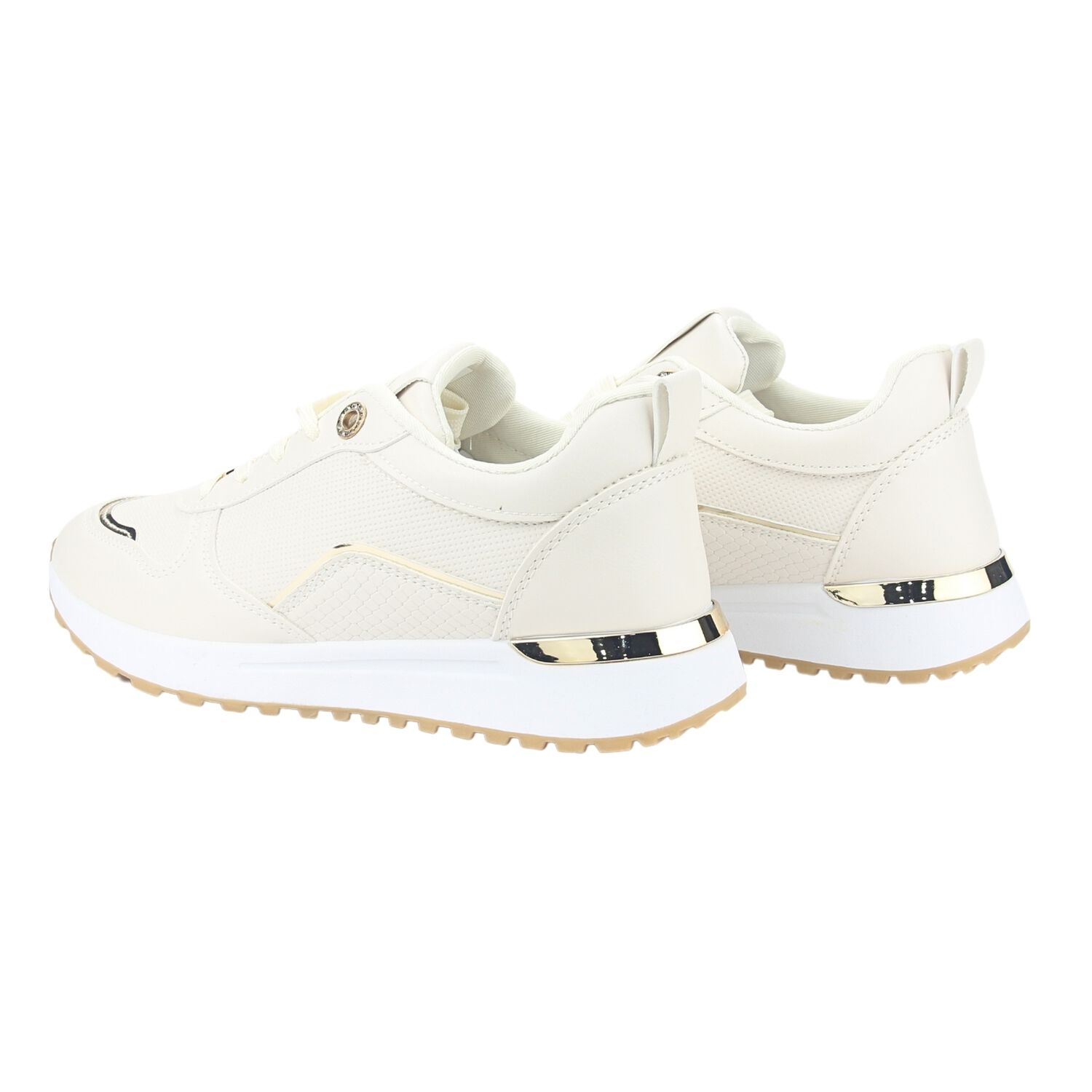 Zapatilla Chalada Mujer Fly-1 Beige Urbano image number 5.0