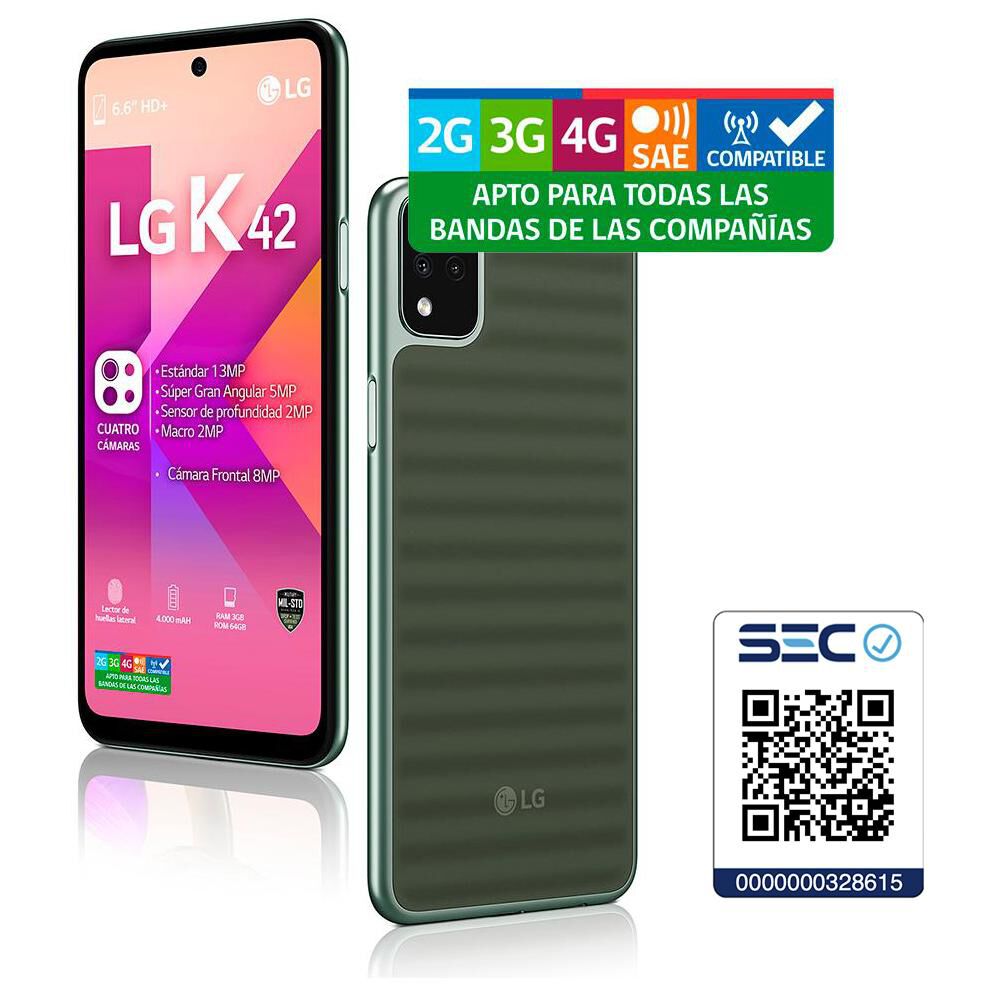 Smartphone LG K42 / 64 GB / Movistar
