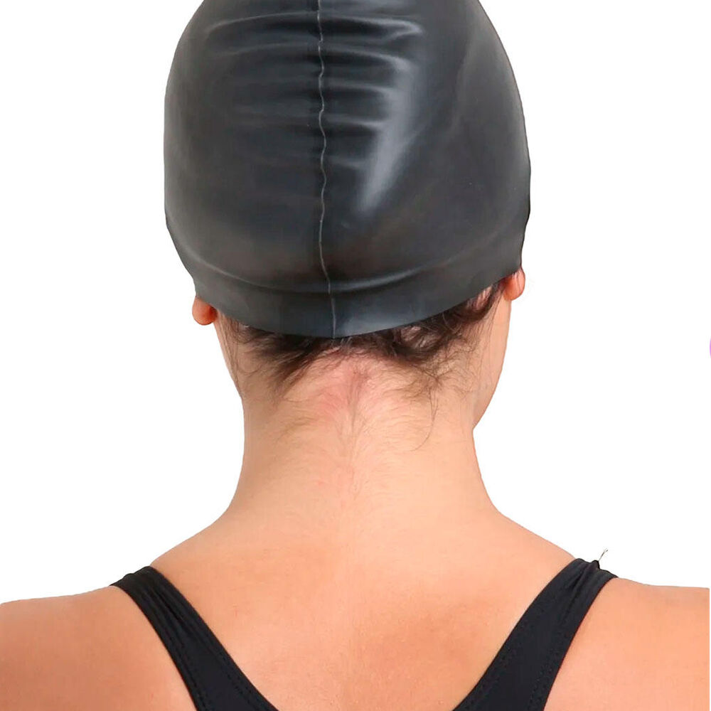 Gorro De Nataci&oacute;n De Silicona Negro image number 2.0