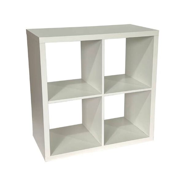 Estante Organizador Liam Blanco 4 Espacios 77x77x39 Cm