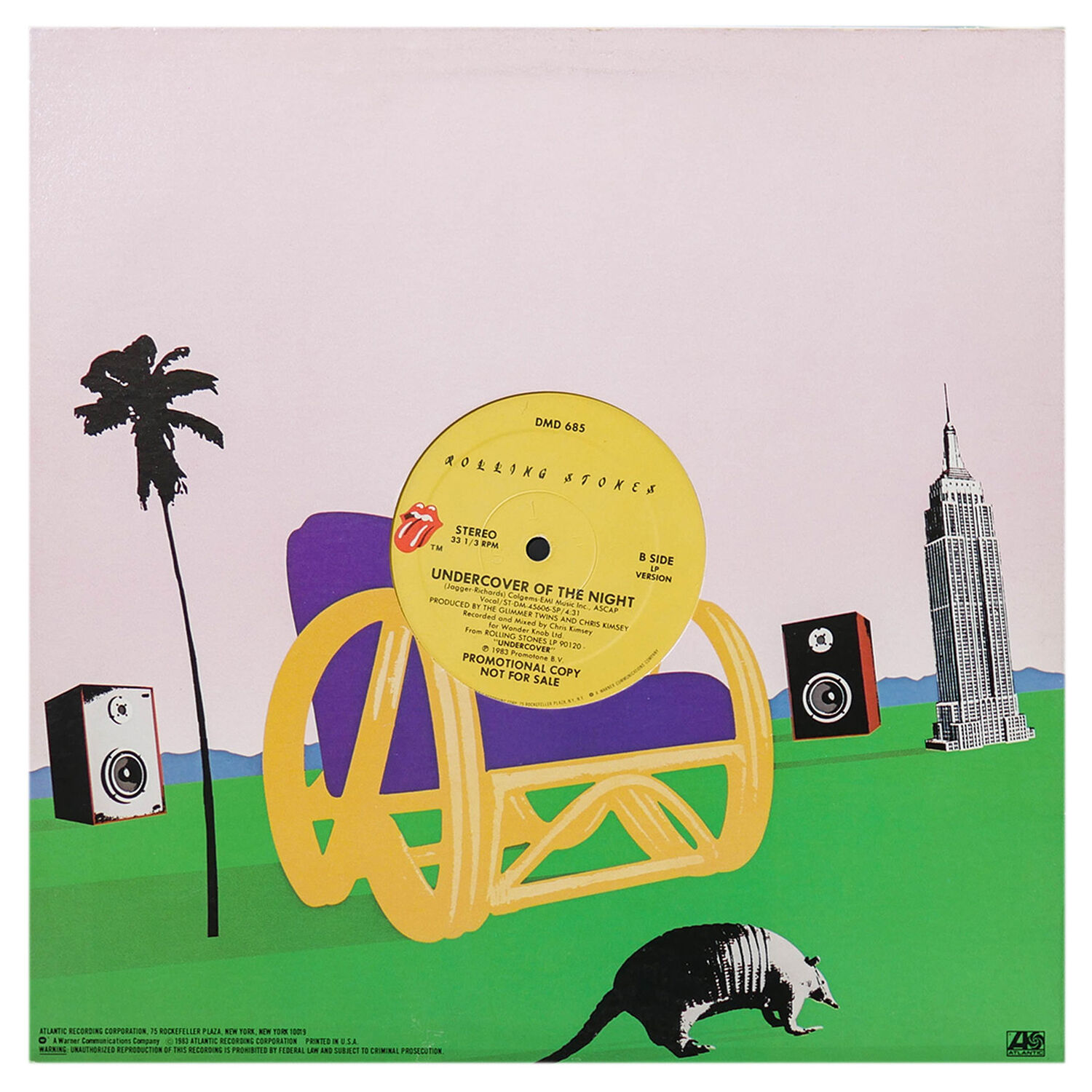 Rolling Stones - Undercover Of The Night | 12" Maxi Single Usado image number 1.0