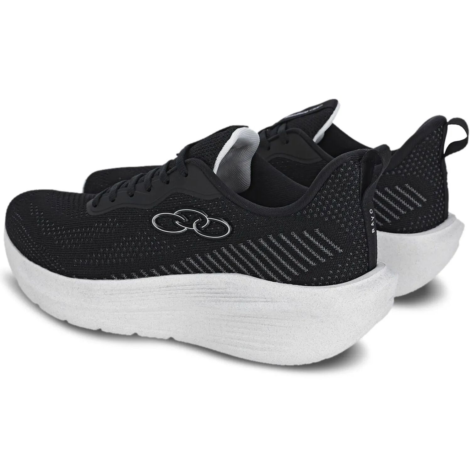 Zapatilla Hombre Rayo Negro/blanco image number 3.0