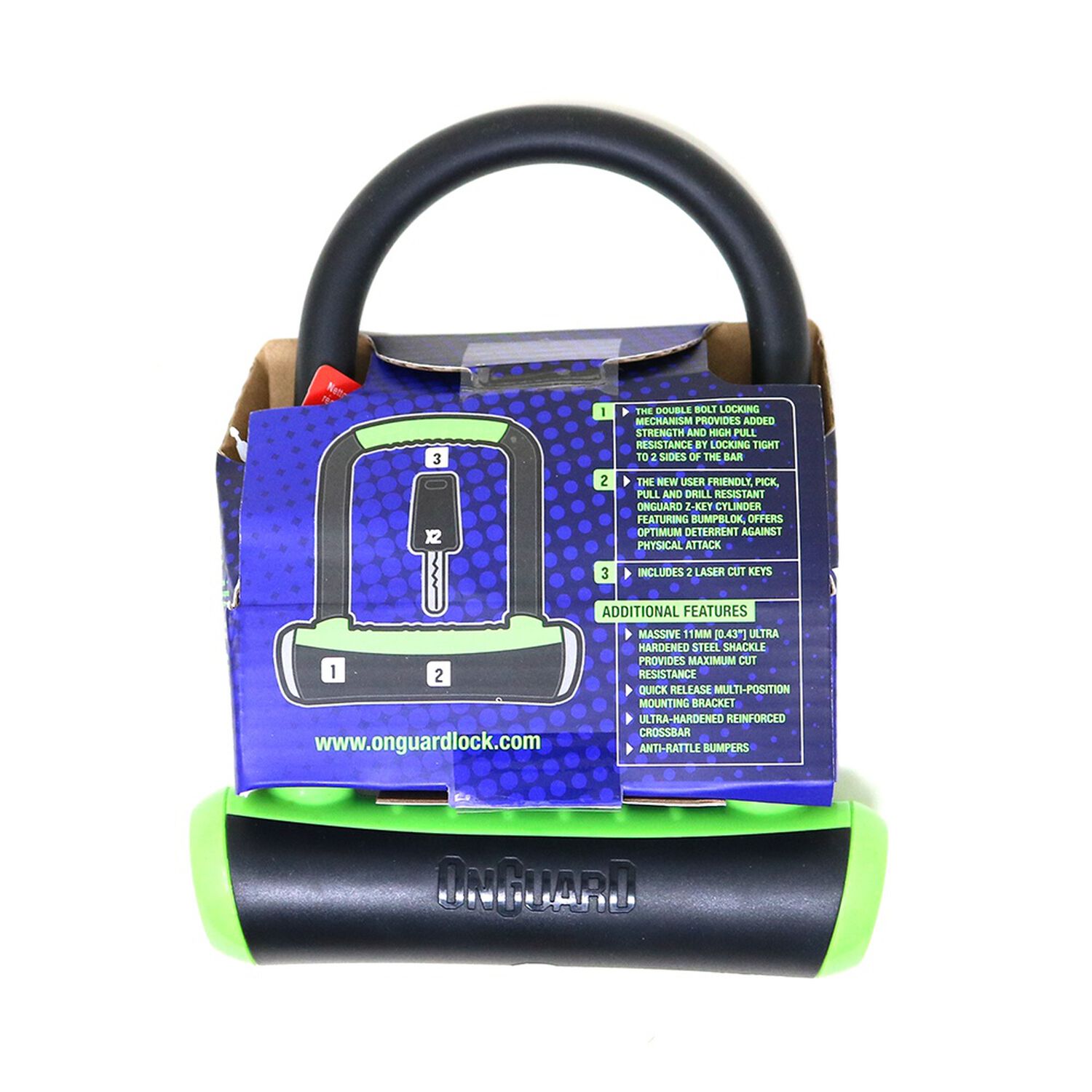 Candado Onguard Llave U-lock Ns 90cmx140mm image number 2.0