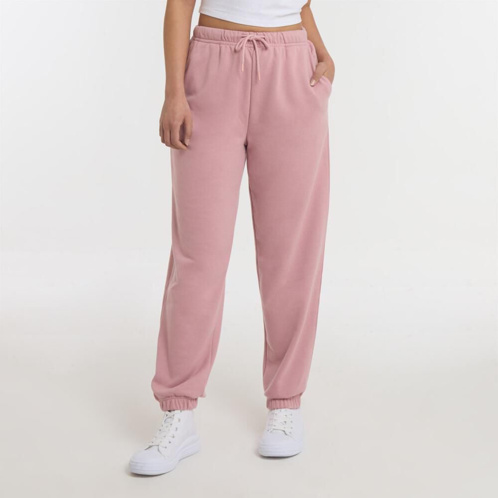 Pantalón De Buzo Tiro Medio Jogger Mujer Freedom image number 0.0