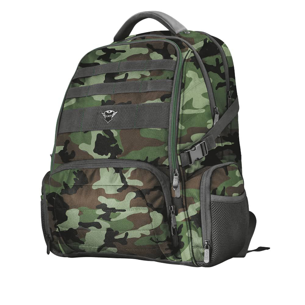 Mochila Gamer Trust Gxt 1250c Xl Kamo Military Reforzada 23868 image number 3.0