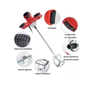 Mezclador De Cemento El&eacute;ctrico 220 2500w
