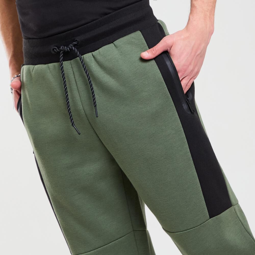 Pantalón Estampado Tiro Medio Slim Hombre Skuad image number 4.0