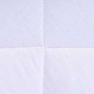 Cubrecolchon Elasticado Mashini 1.5 Plazas Blanco