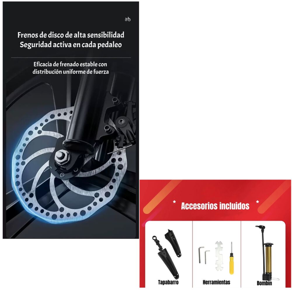 Bicicleta Infantil 6-8 Años Aro 18 City Lubabycas image number 6.0