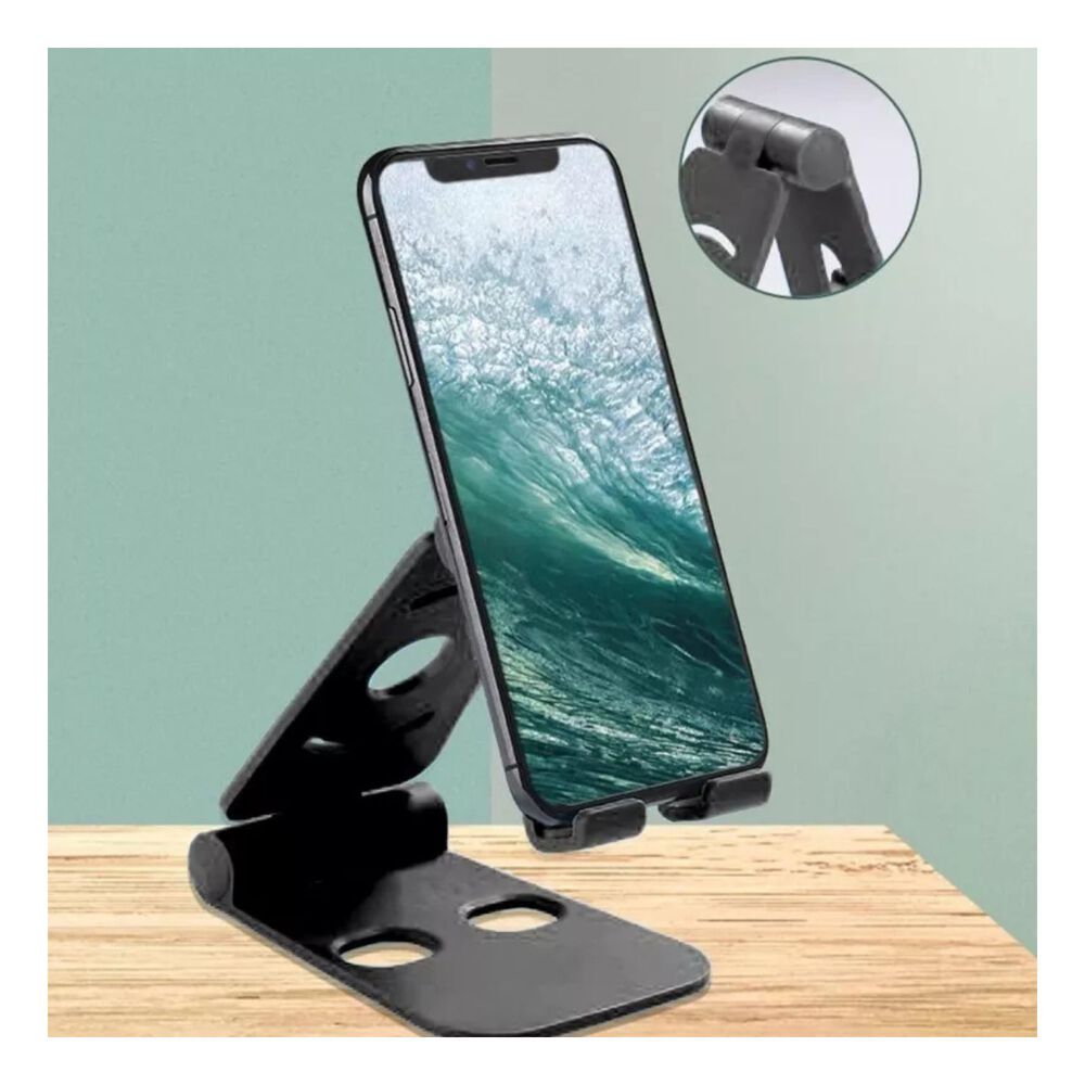 Soporte Celular Tablet Para Escritorio Mesa Plegable Negro image number 1.0