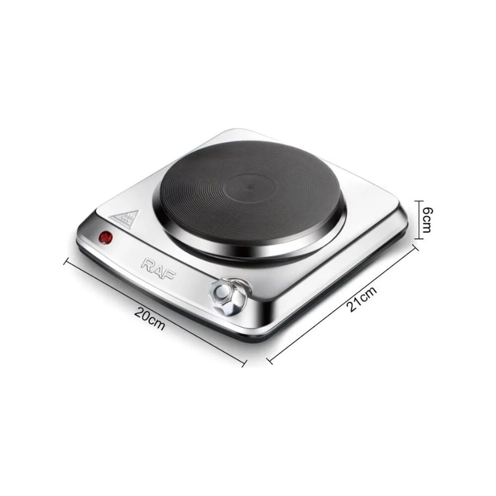 Encimera Estufa El&eacute;ctrica Acero Inoxidable 1 Plato 1000w image number 5.0