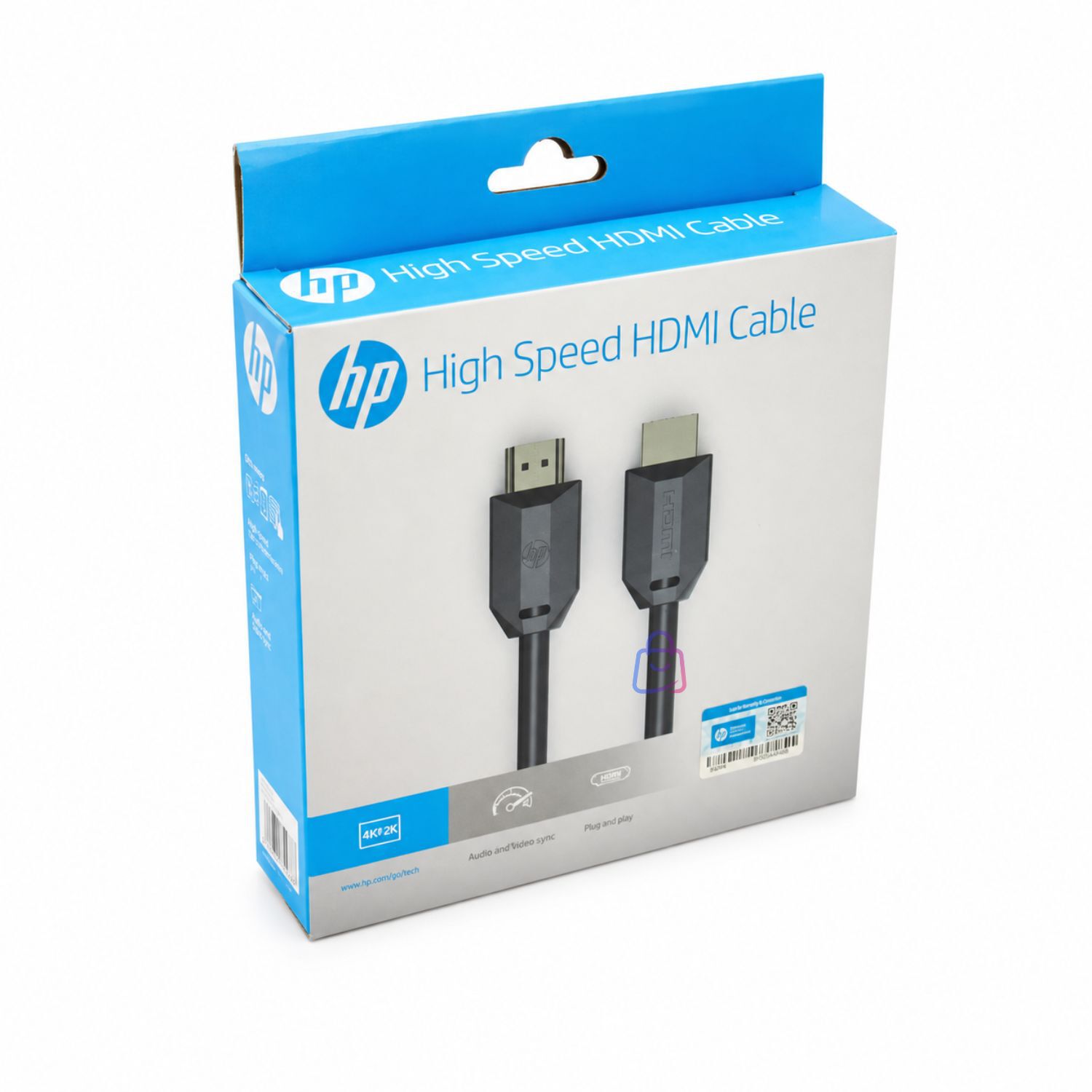 Cable Hp Hdmi 4k 60hz 18gbps 2mts - Ps image number 4.0