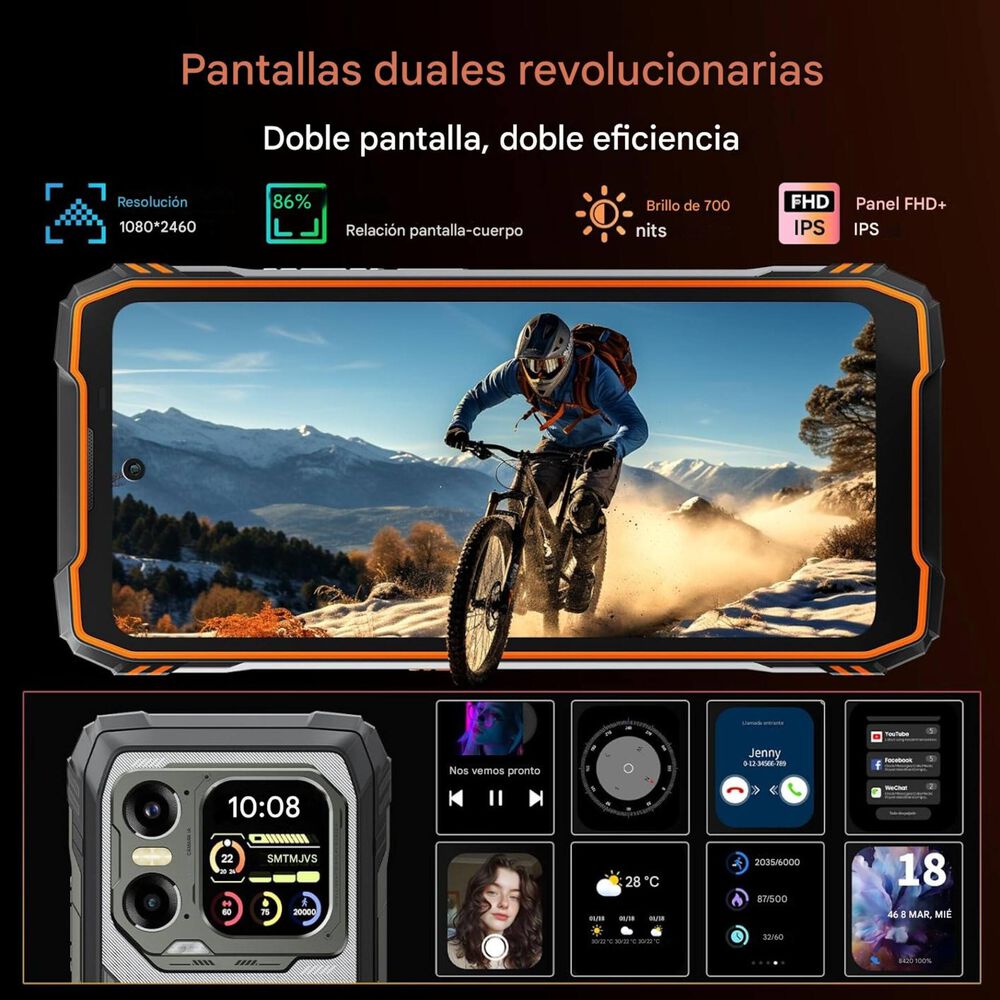 Blackview Xplore 1 Walkie Talkie 5g 20000mah 12+256gb Rugged image number 8.0