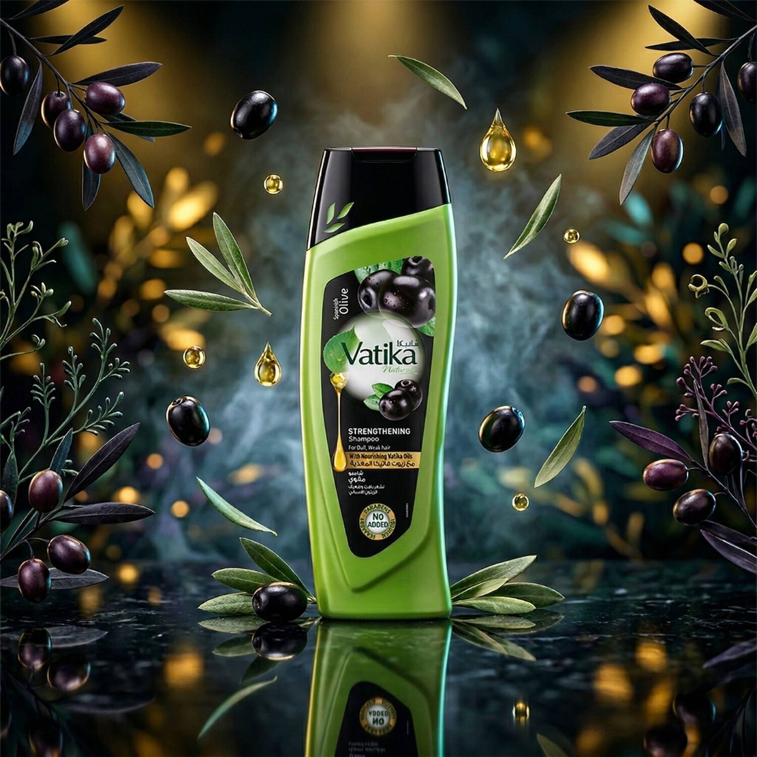 Vatika Shampoo Black Olive 200 Ml image number 1.0