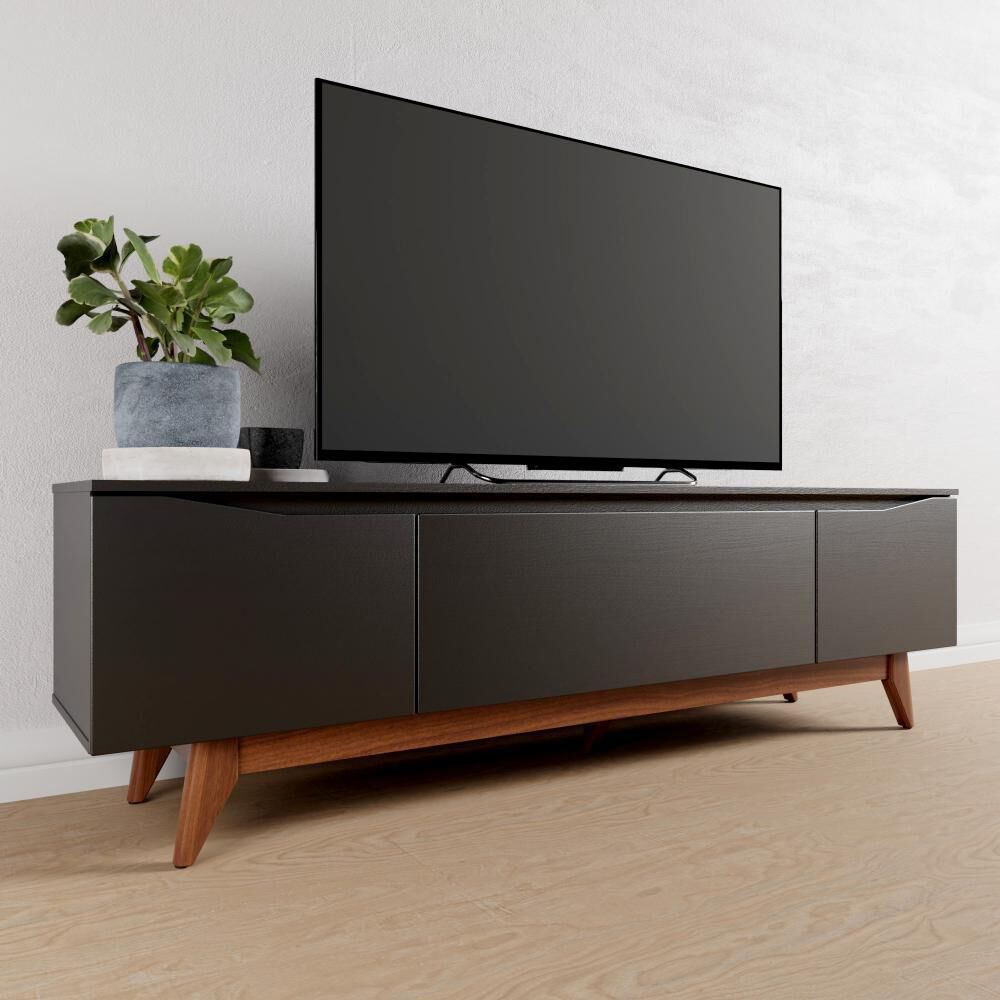 Rack Decocasa Flynt / 3 Puertas / 4 Cajones image number 4.0
