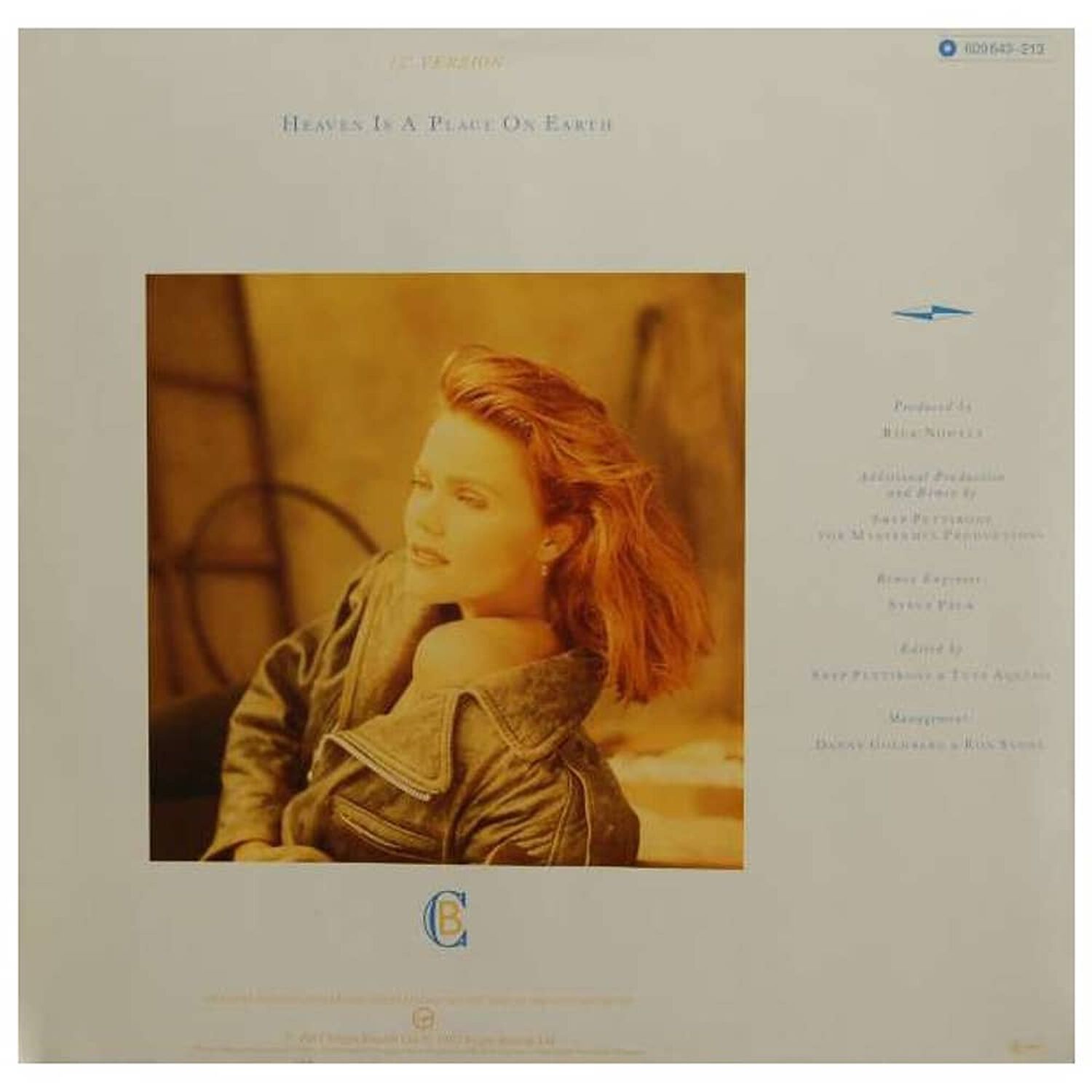 Belinda Carlisle - Heaven Is A Place On Earth | 12" Maxi Single Vinilo Usado image number 3.0