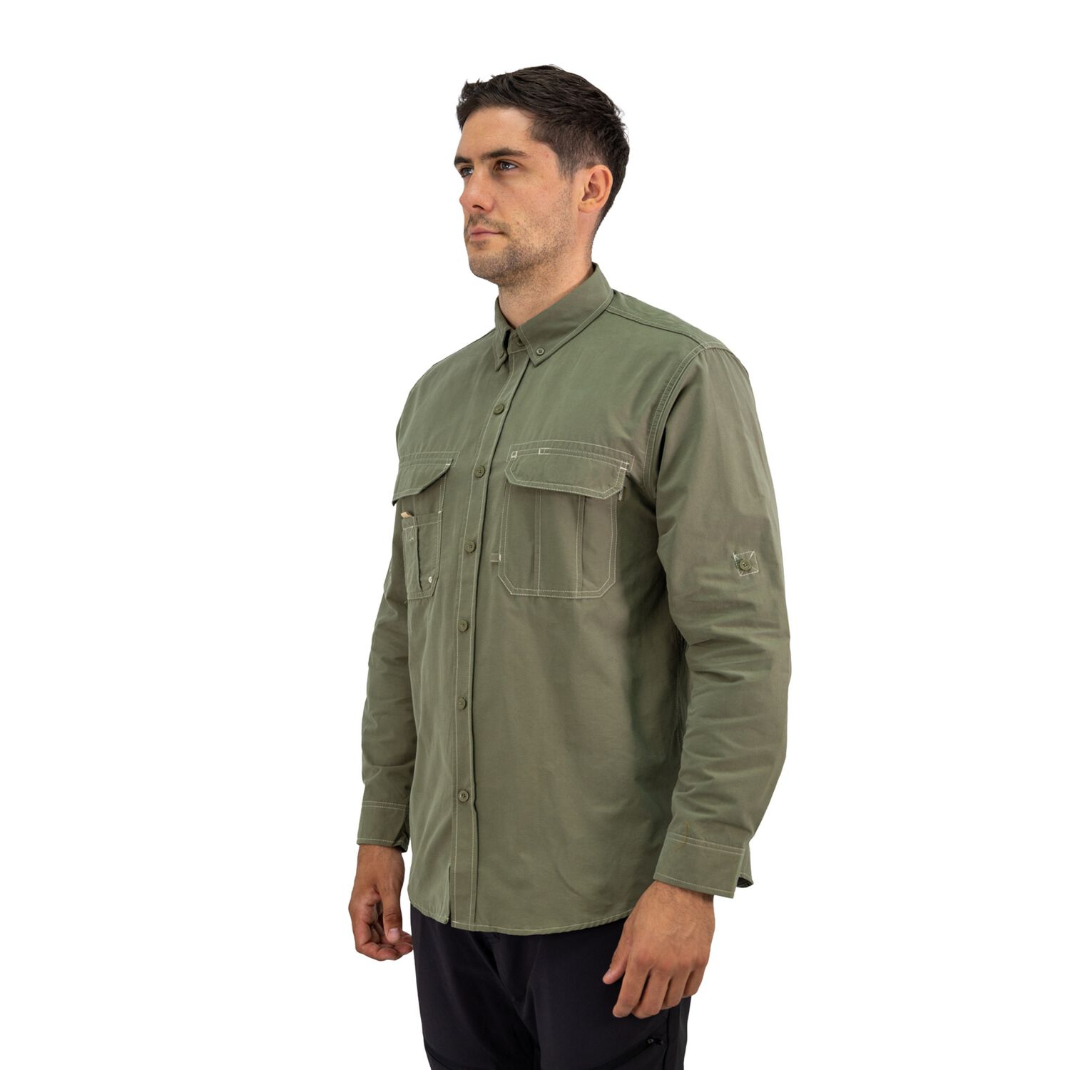 Camisa Hw Duck Dry Verde image number 5.0