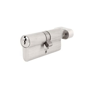 Cilindro Odis Llave-seguro 70mm - Niqu&eacute;l Satinado