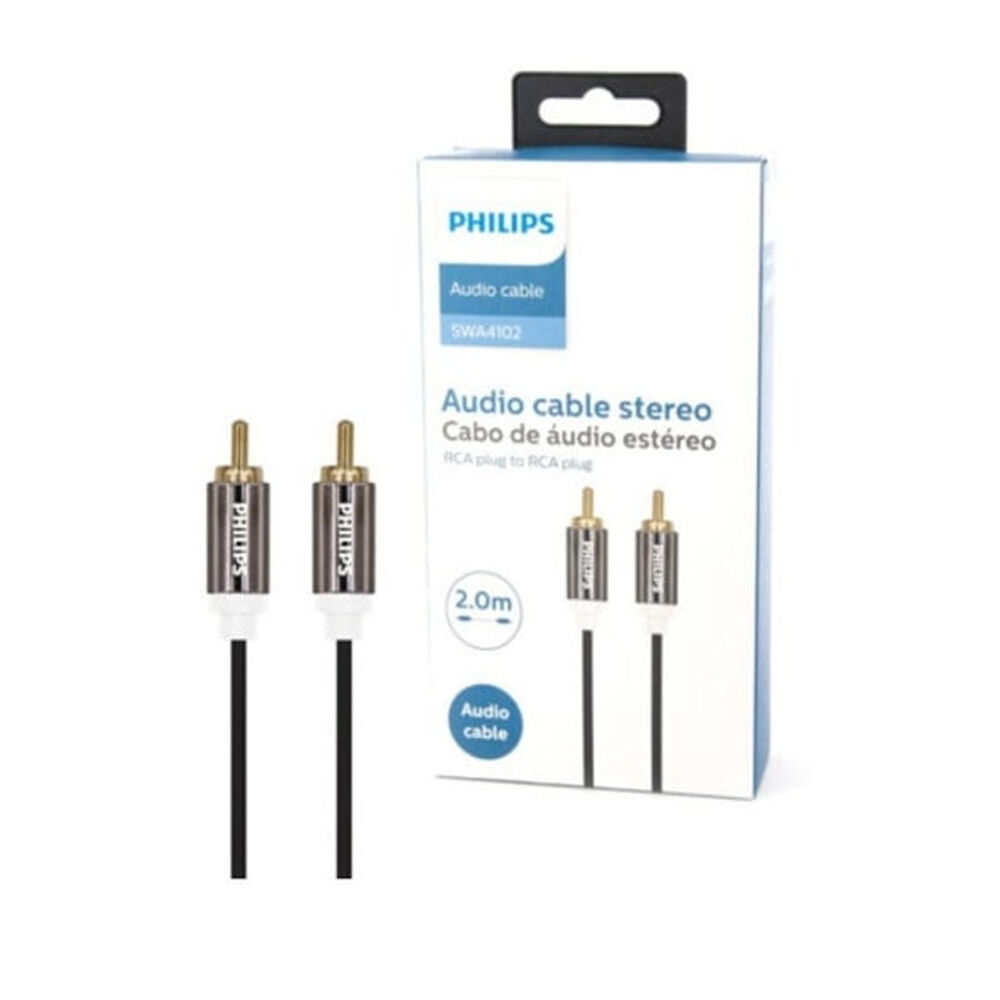Cable De Audio Philips Swa4102/59 Rca A Rca 2 Mt image number 1.0