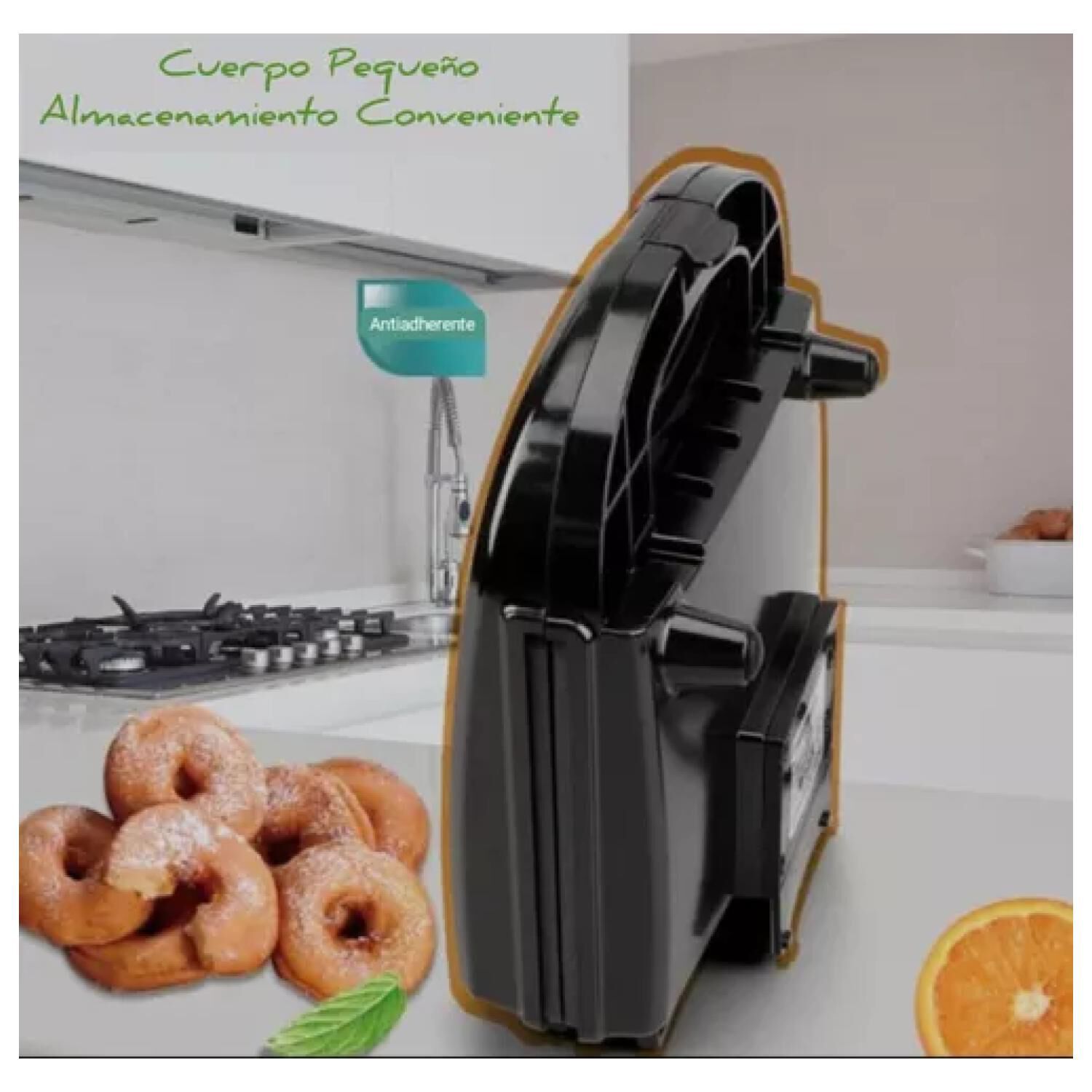 Maquina De Donas 6 Mini Donas 850w Antiadherente R588 image number 3.0