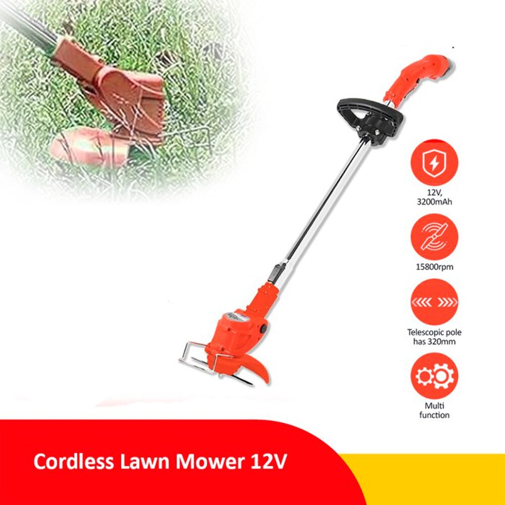 Cortadora De Pasto Multifuncional Maquina De C&eacute;sped El&eacute;ctrica 12v image number 2.0