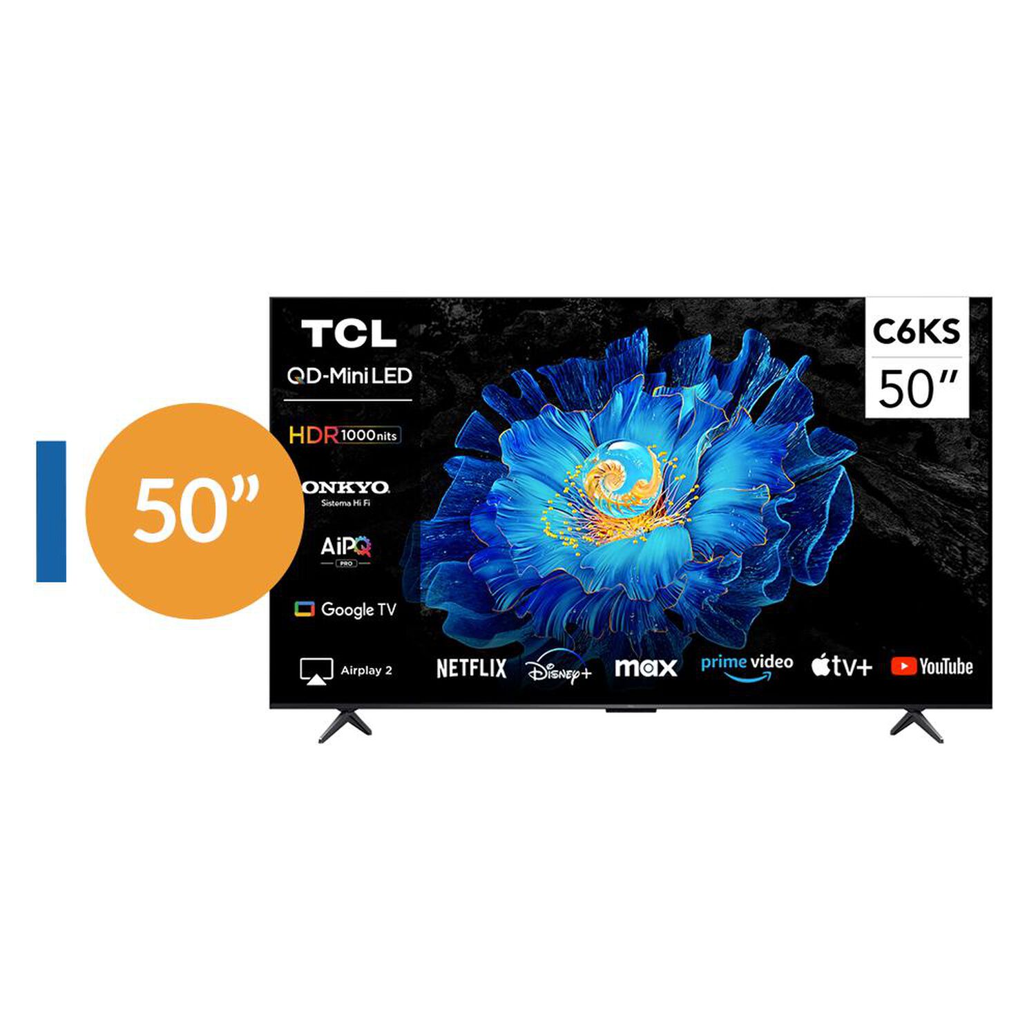 Miniled 50" TCL C6KS / Ultra HD / Smart TV image number 0.0