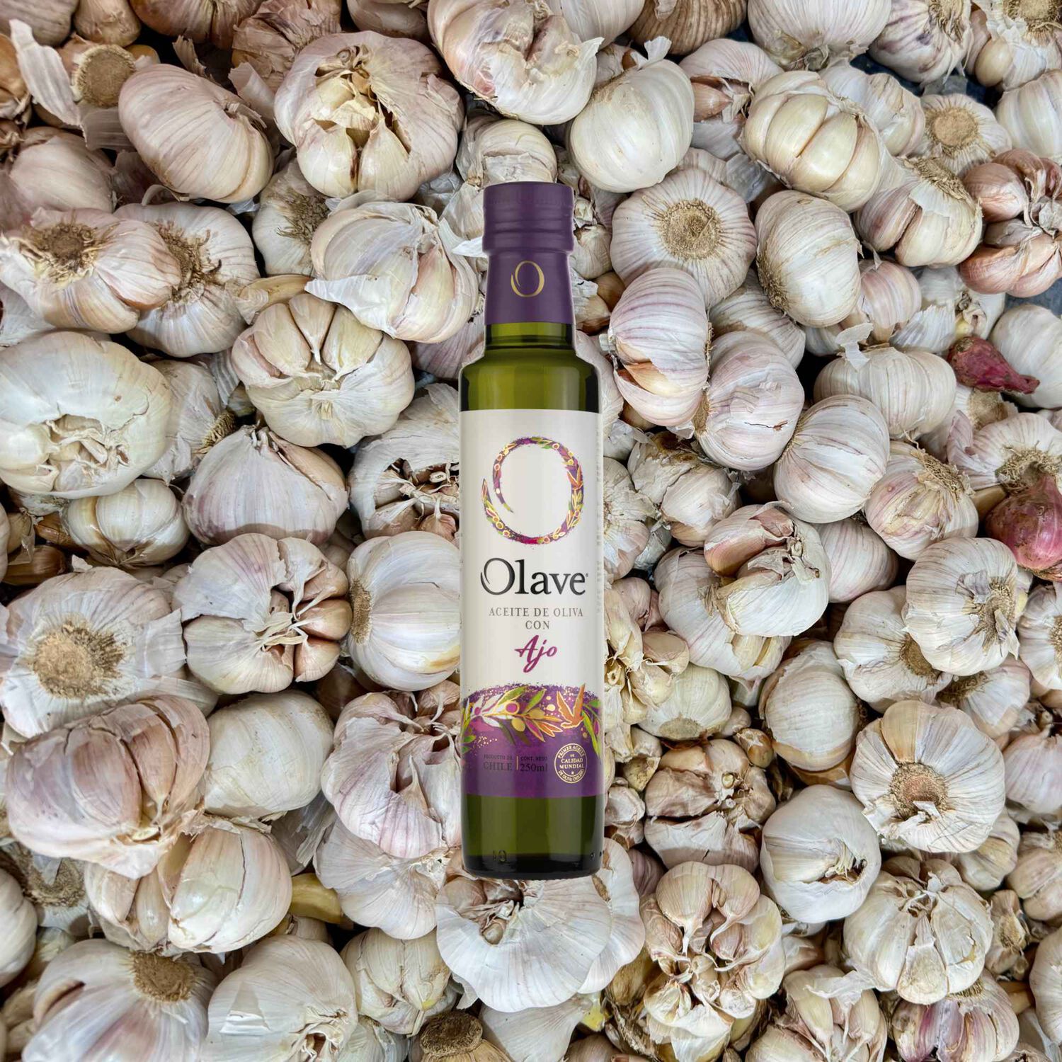 Aceite Oliva Extra Saborizado Olave Ajo 1 X 250 Ml image number 1.0