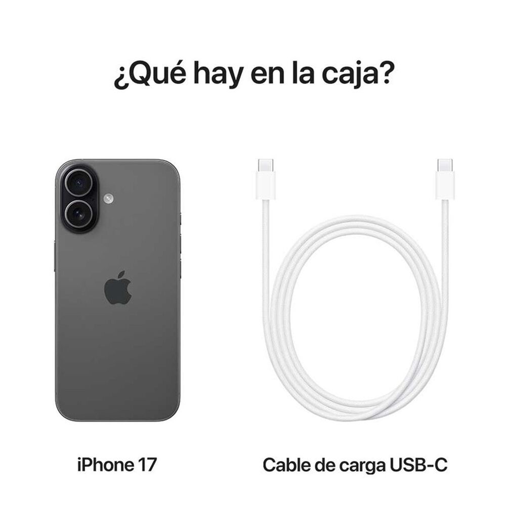 Iphone 17 256 Gb Negro (solo Compatible Con Esim) image number 3.0