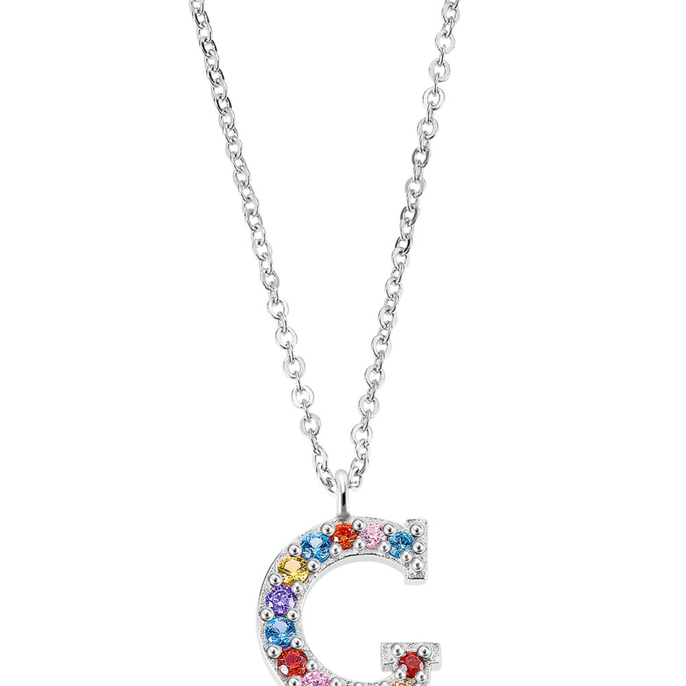 Collar Lp3426-1/g Lotus Silver Mujer Letters image number 0.0