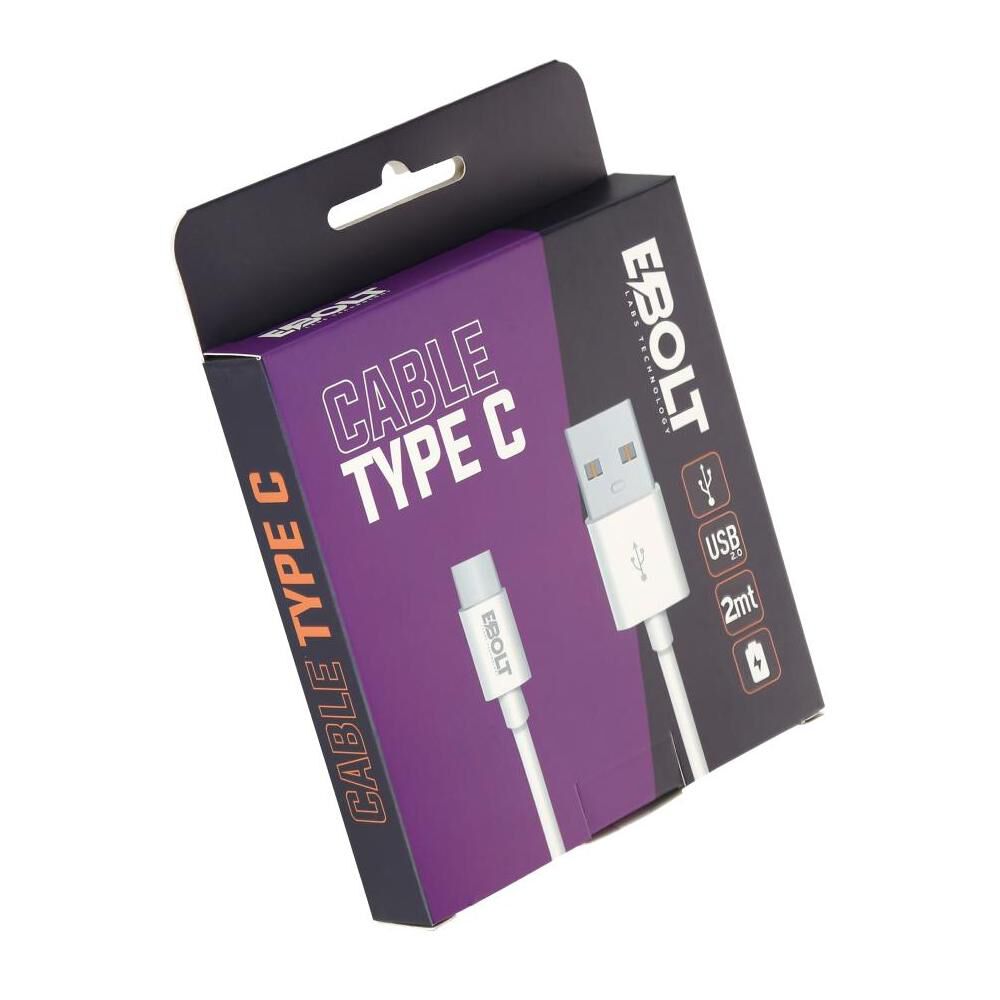 Cable Ebolt Tipo USB / Tipo C image number 1.0