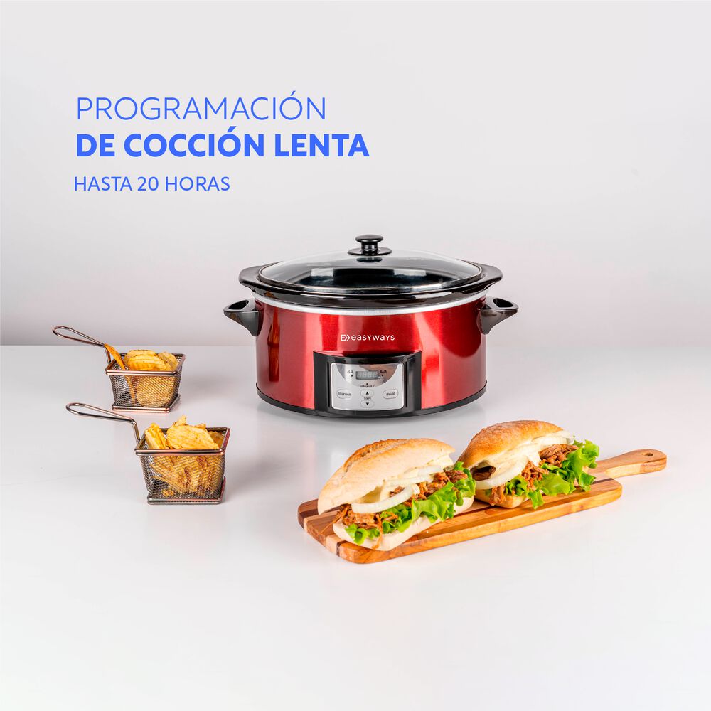 Olla De Cocci Slow Pot Mini 3.8 L Easyways image number 1.0