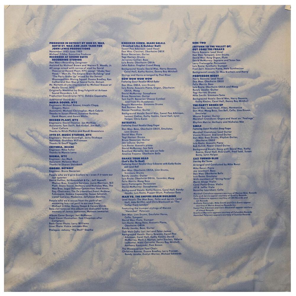 Was (not Was) - Born To Laugh At Tornadoes | Vinilo Usado image number 2.0