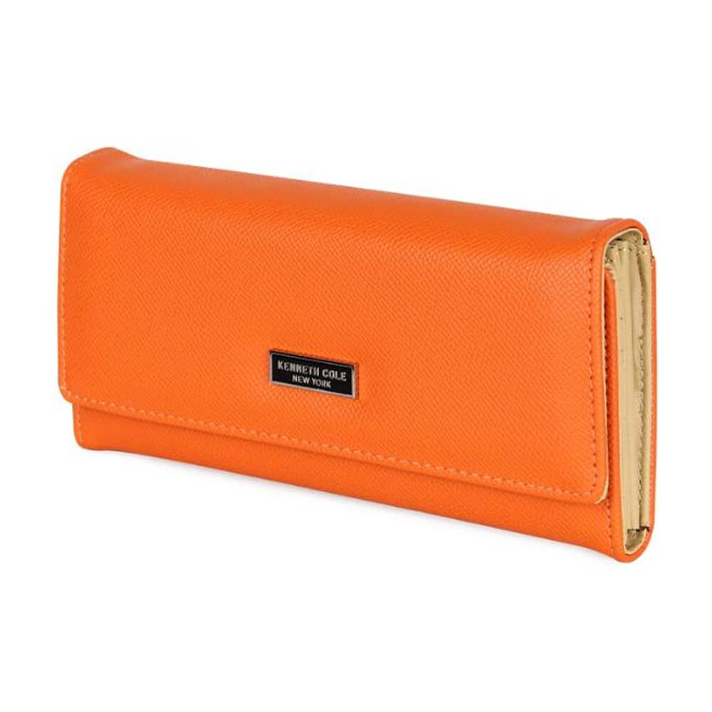 Billetera Mujer Flap-bessie Orange Kenneth Cole image number 2.0