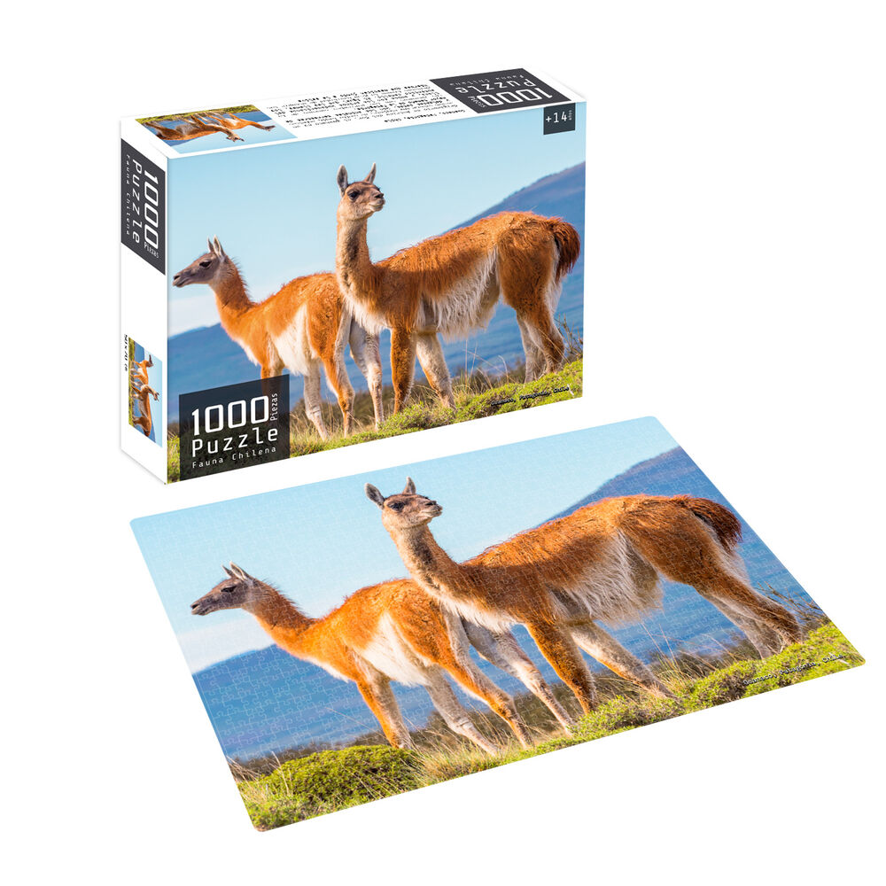 Puzzle 1000 Piezas Fauna Chilena Guanaco image number 0.0
