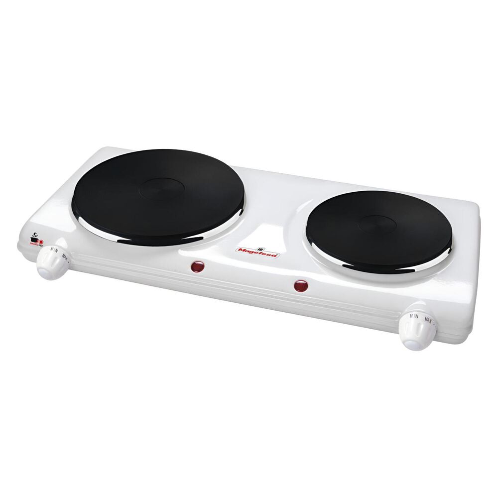Cocina Electrica 2 Platos 2250w Blanco Mgf8023 image number 0.0