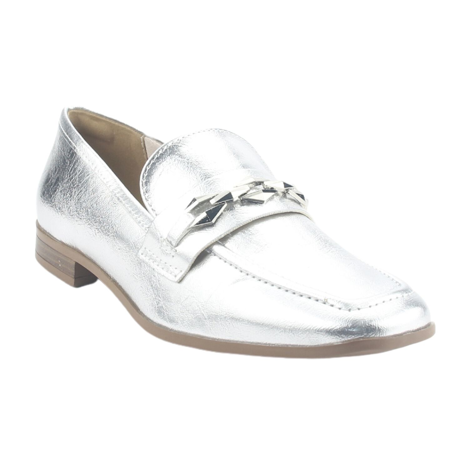 Mocasin Via Marte Mujer 075-007-01 Plateado Casual image number 2.0