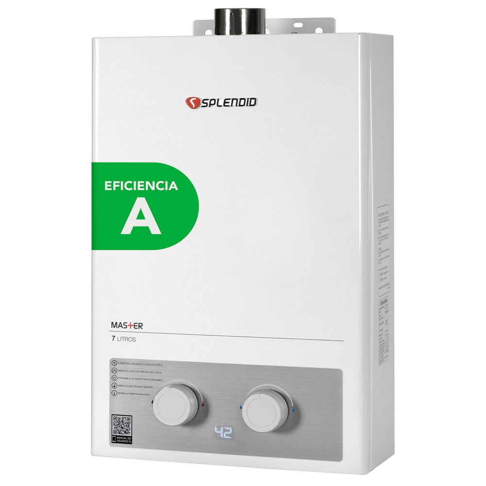Calefont 7 Litros Gas Licuado Tiro Forzado Splendid image number 1.0