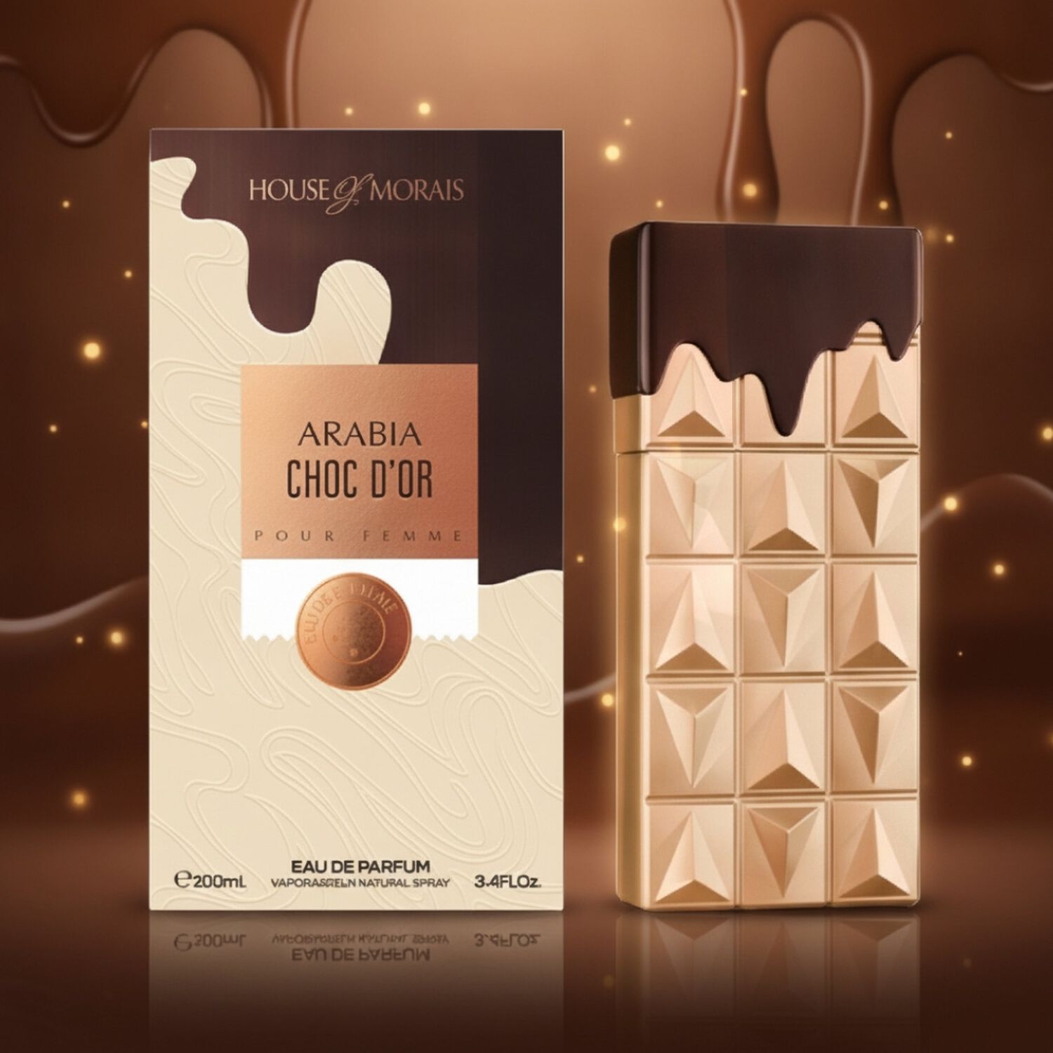 House Of Morais Arabia Choc D&acute;or Edp 100 Ml image number 1.0