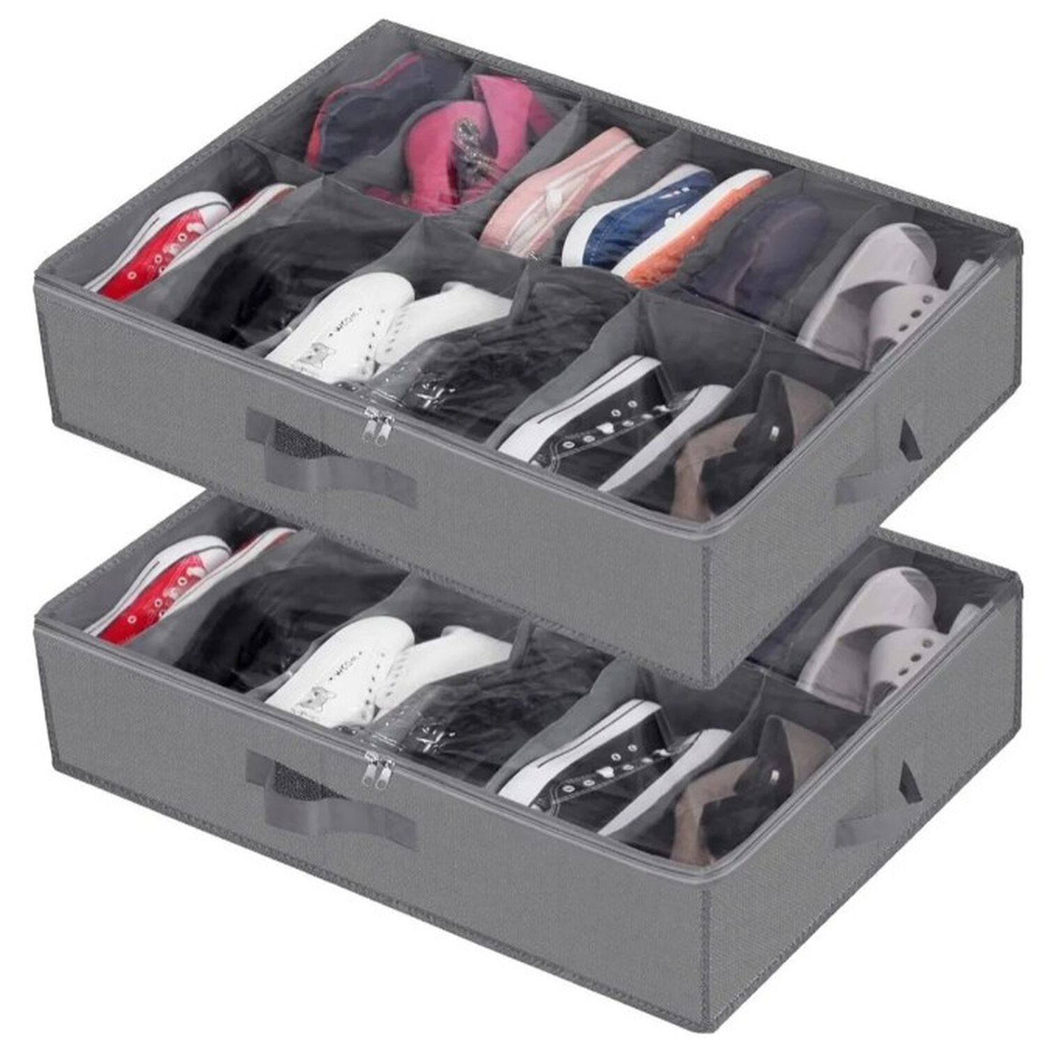 Organizador Zapatos Bajo Cama Almacenamiento Zapatero Set X2 image number 0.0