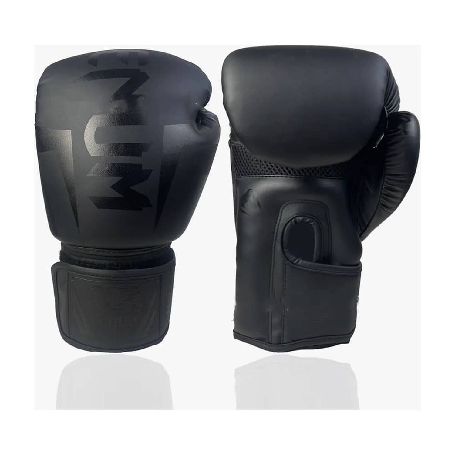 Guantes De Boxeo Profesional De Alta Calidad Negro 10oz image number 2.0