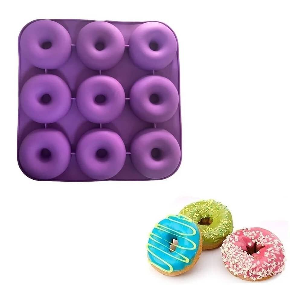 Moldes De Silicona Para Donas Violeta image number 1.0