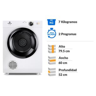 Secadora De Ropa Mademsa 7dbzg Pro / 7 Kilos