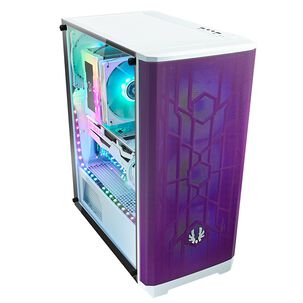 Gabinete Bitfenix/ Nova Mesh Se Atx/ 4 Ventiladores/ Púrpura Blanco