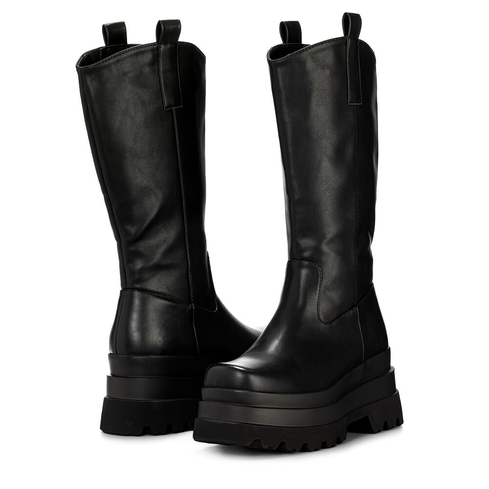 Bota Negro Casual Mujer Weide Czy580 image number 2.0
