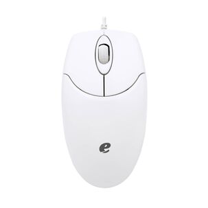 Mouse Alambrico Usb 3 Botones Blanco M117