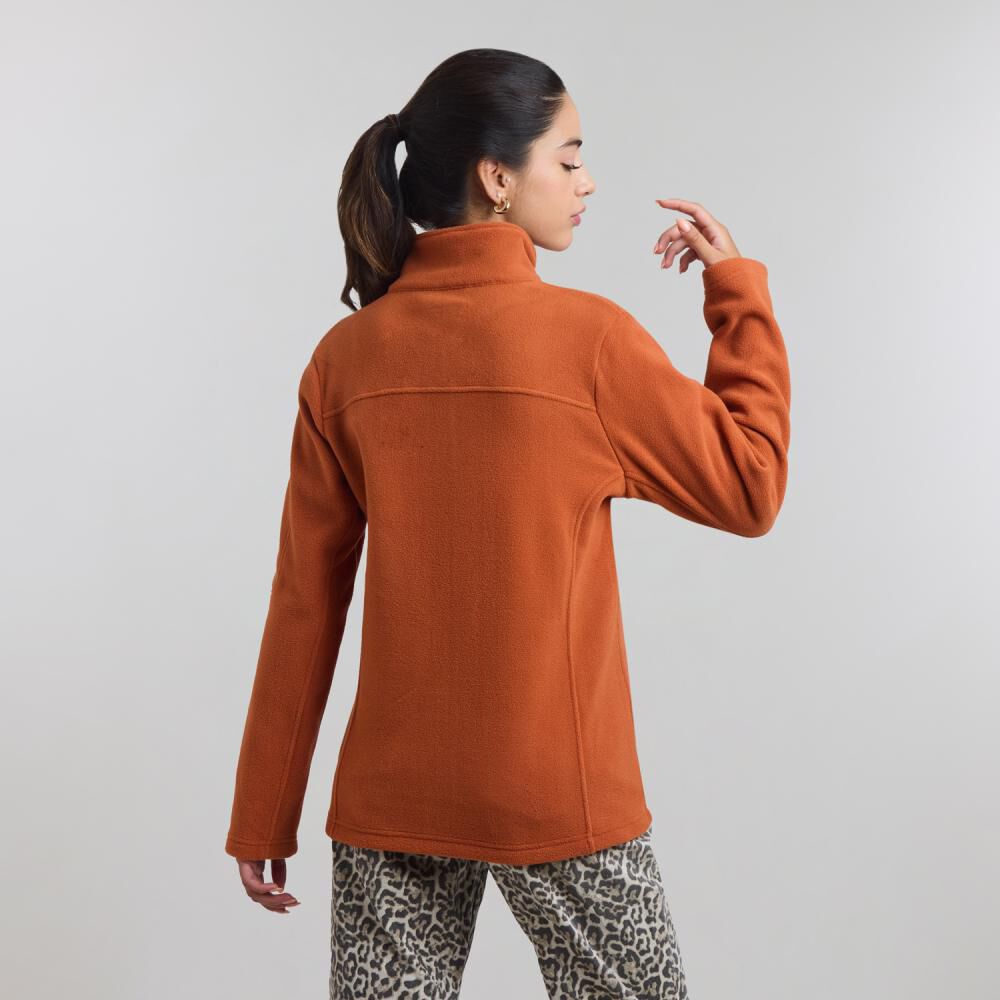 Polerón Polar Regular Cuello Alto Mujer Freedom image number 3.0