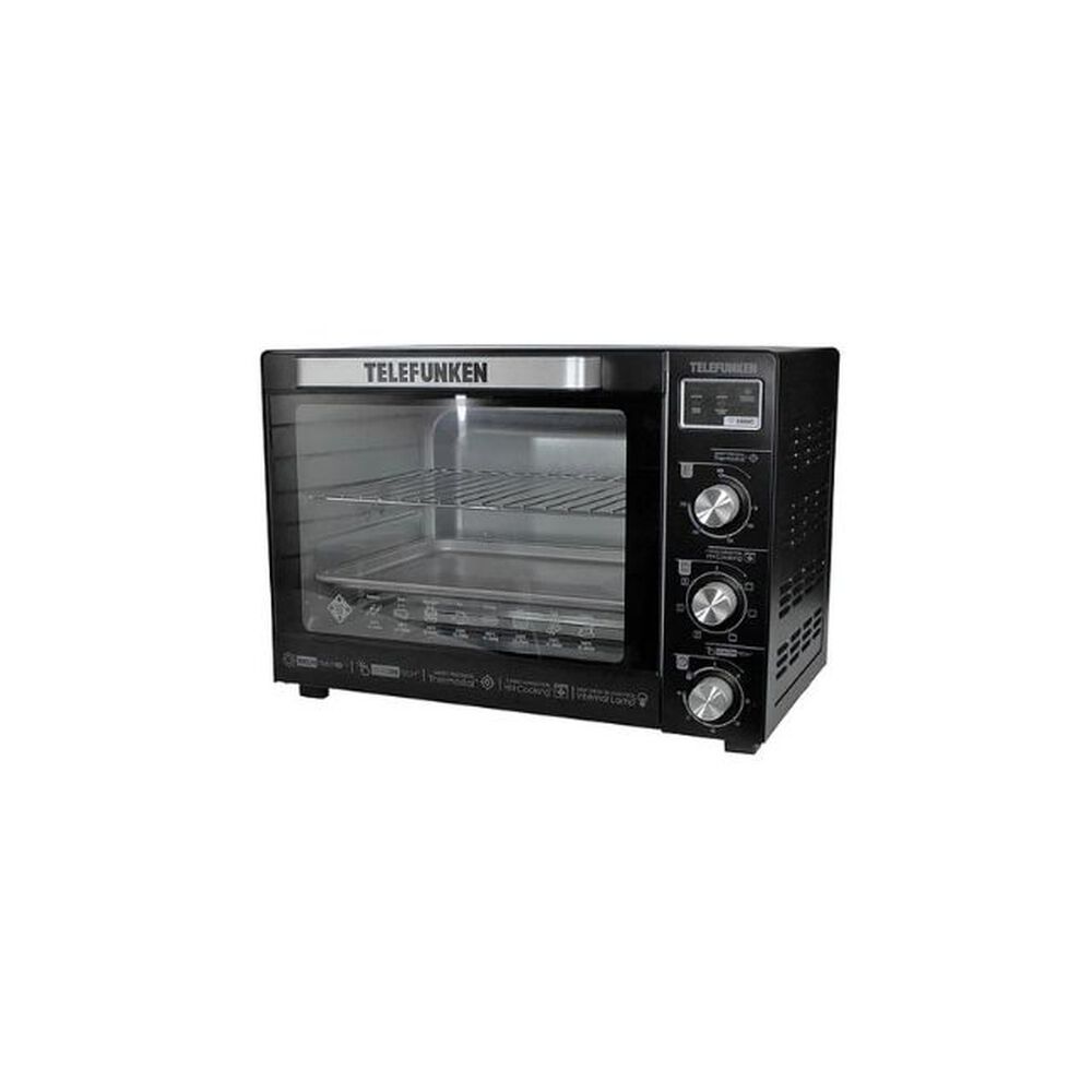Horno De Mesa Eléctrico Telefunken Tf E850c 80l Negro Capacidad 80 Litros 2200w image number 4.0